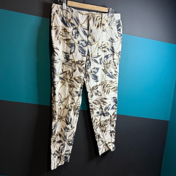 J. Crew 100% linen Ankle Cropped Pants - Picture 5 of 13